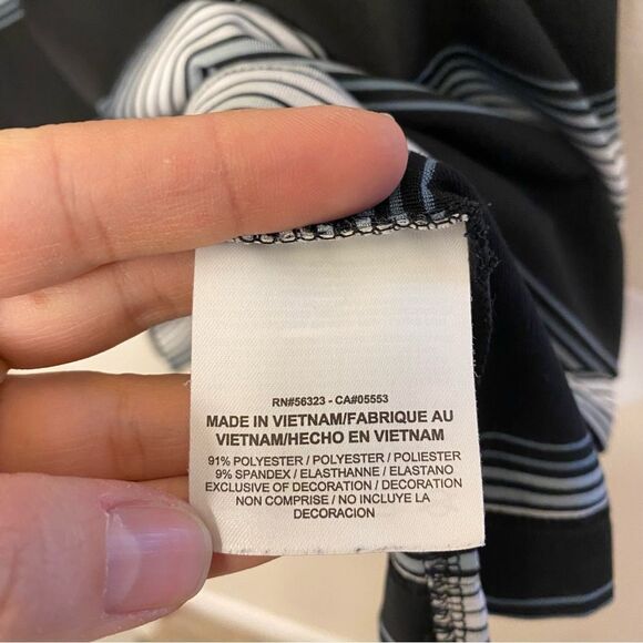 Nike Men’s Dri-FIT tour performing Polo shirt black stripe XL - Picture 7 of 10